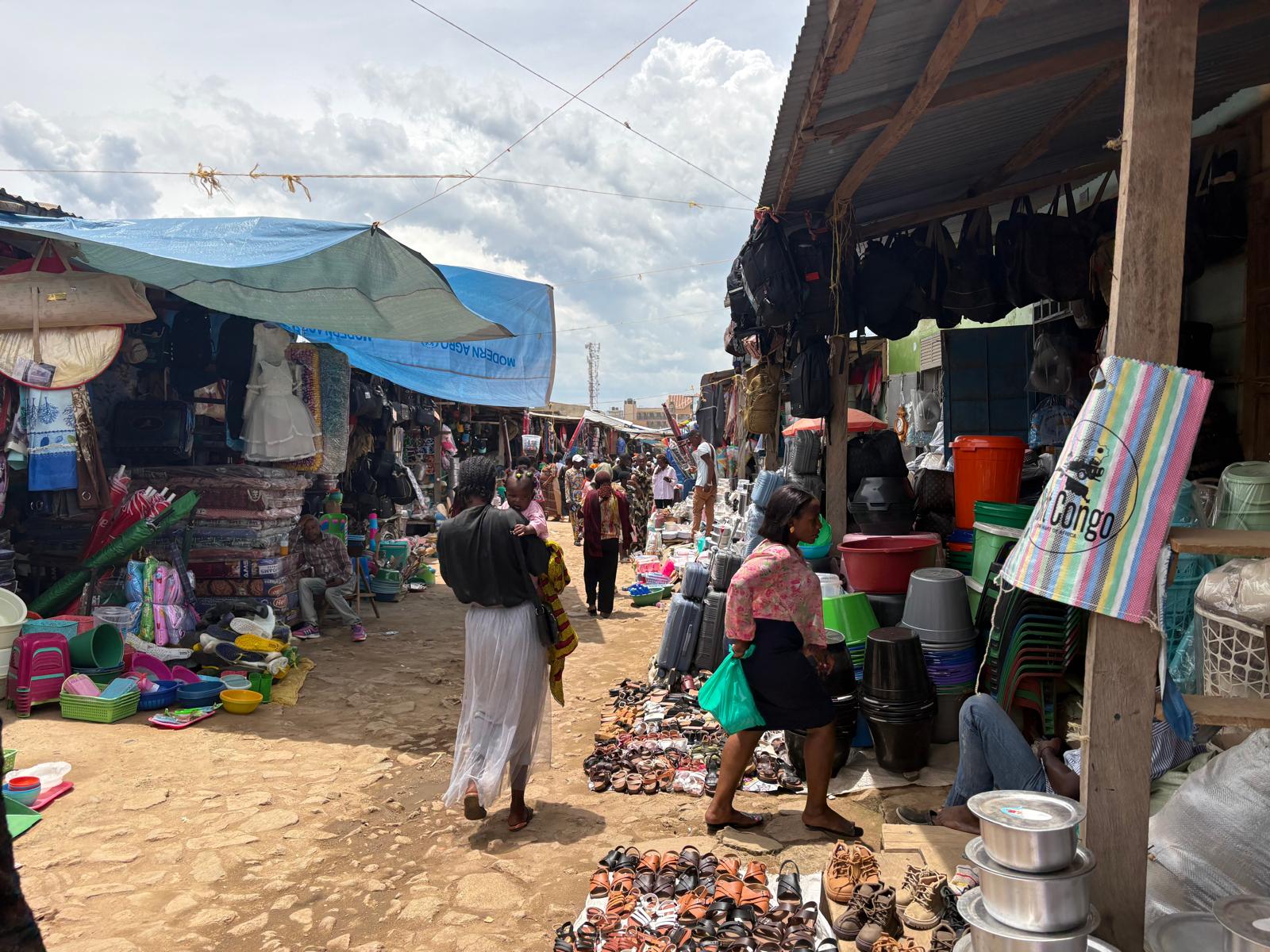 Bunia market scene