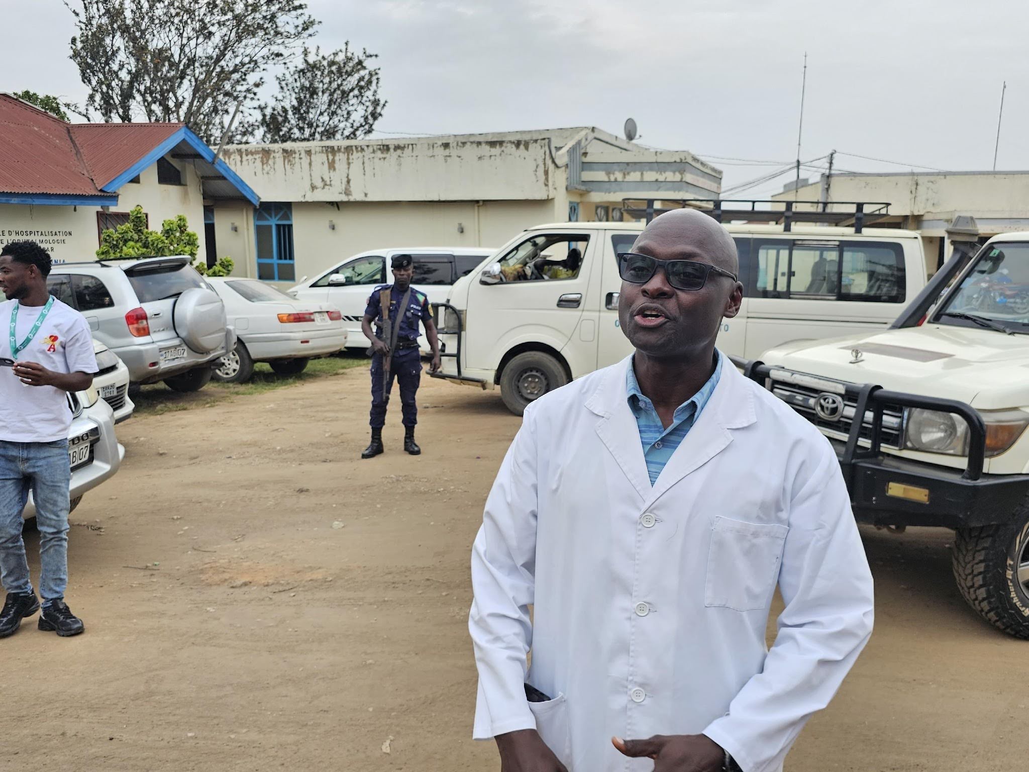 Doctor at work in Bunia